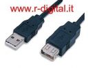 CAVO 1.8 METRI USB 2.0 M/F PROLUNGA MASCHIO FEMMINA