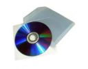 BUSTINE PORTA CD DVD IN PVC TRASPARENTE CON ALETTA RICHIUDIBILE