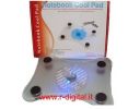 DISSIPATORE NETBOOK LINQ 8 9 10 POLLICI LED BLU COOLING PAD