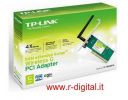 SCHEDA DI RETE TP-LINK TL-WN551G WIFI WIRELESS 54Mbts PCI