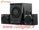 CASSE TECHMADE 2.1 TM-2101A ALTOPARLANTI COMPUTER DOLBY SURROUND