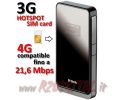 MODEM 3G D-LINK DWR-730 21,6Mbps POCKET HOTSPOT SIM INTERNET USB CHIAVETTA UNIVERSALE WIRELESS N BATTERIA RICARICABILE