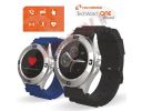 Smartwatch TECHMADE TechWatchONE Round Display 1.22" Bluetooth TONDO con Cinturino in Gomma Bluetooth per iOS e Android NERO BLU