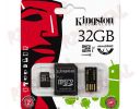 KINGSTON MBLY10G2/32GB MICRO SD 32 GB CLASSE 10 SCHEDA MEMORIA MOBILITY KIT MEMORY CARD