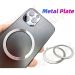 Anello kit di conversione a MagSafe ricarica magnetica 360 in Metallo Compatibile con iPhone Galaxy