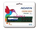 ADATA 2Gb DDR2 800MHZ MEMORIA RAM PC2 6400 240PIN PC