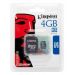 KINGSTON MICRO SD 4 GB HC CLASSE 4 TRANSFLASH SCHEDA MEMORIA 4GB