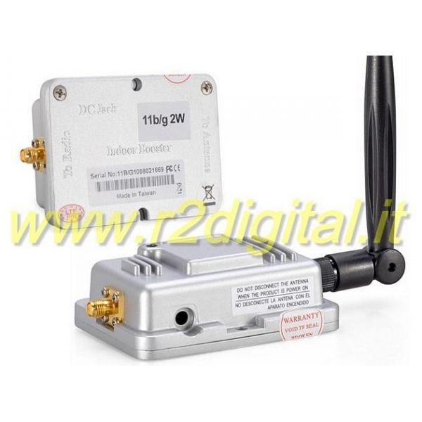 Amplificatore di Segnale Wireless 27dbi per Modem e Router WIFI 2 Watt