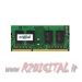 CRUCIAL DDR3 4 GB 1600MHZ MEMORIA RAM SODIMM NOTEBOOK PC3