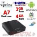ANDROID BOX NILOX A7 FULL HDMI MEDIA PLAYER WIFI LAN TV SMART LETTORE MKV DIVX DVD