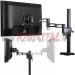 SUPPORTO MONITOR TV da SCRIVANIA ARTIC 13" a 30" BASE USB HUB LCD LED 3D PLASMA