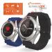 Smartwatch TECHMADE TechWatchONE Round Display 1.22" Bluetooth TONDO con Cinturino in Gomma Bluetooth per iOS e Android NERO BLU