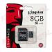 KINGSTON MICRO SD 8 GB CLASSE 4 TRANSFLASH SCHEDA MEMORIA HC 8GB