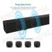 SOUNDBAR LINQ 2.2 KTS-1009 2"40W CASSE DOLBY SURROUND HOME THEATER DTS BLUETOOTH 3D STEREO