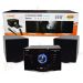 HIFI CASSE ACUSTICHE J-2007 VIRTUAL 2.0 BLUETOOTH LETTORE CD DVD USB HOME THEATRE TELECOMANDO HD per TELEVISORE SALOTTO KARAOKE